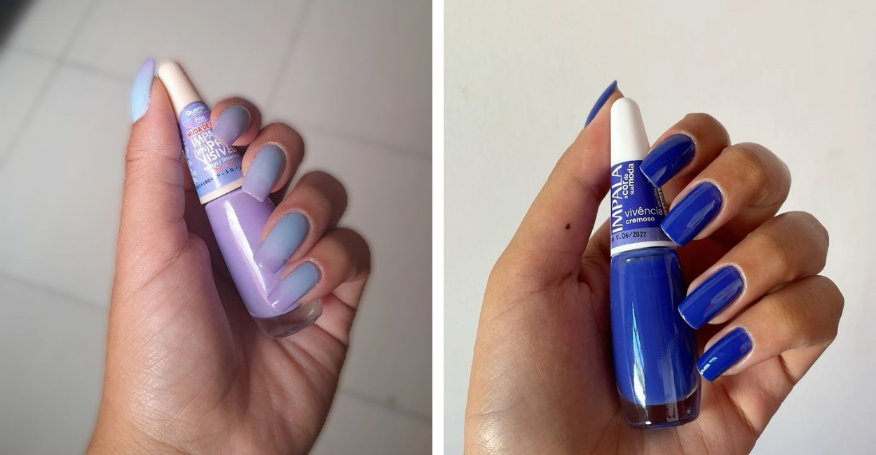 Esmalte que muda de cor