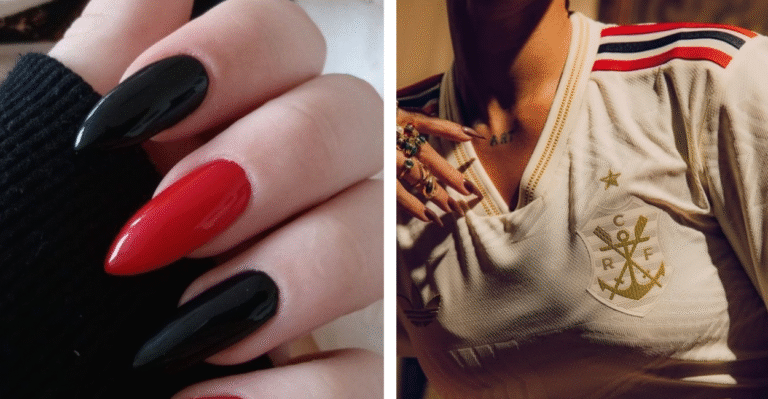Unhas em gel decoradas