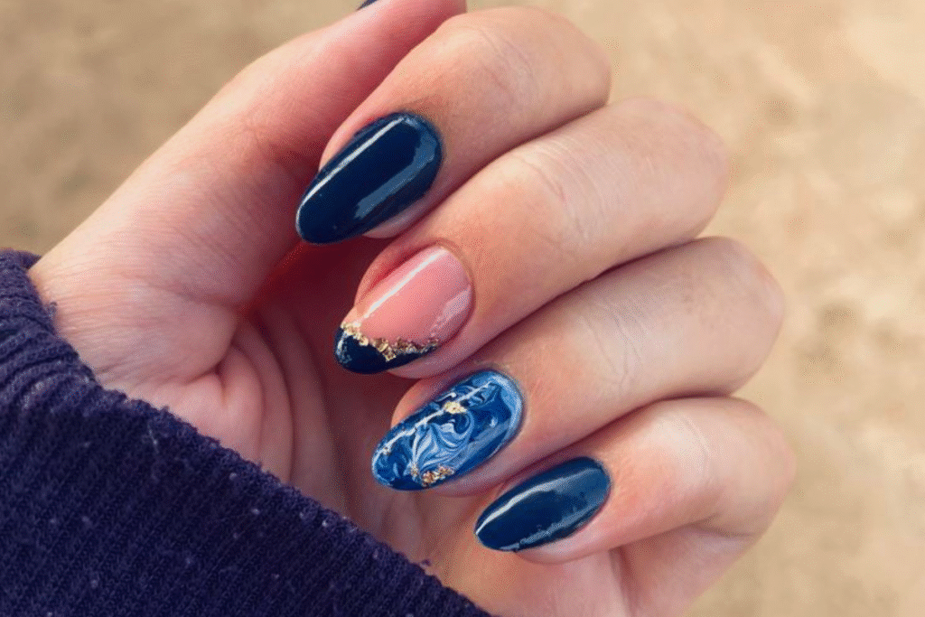 Unhas azul