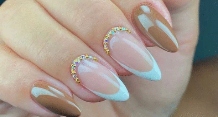 Unhas em Gel Decoradas Francesinha