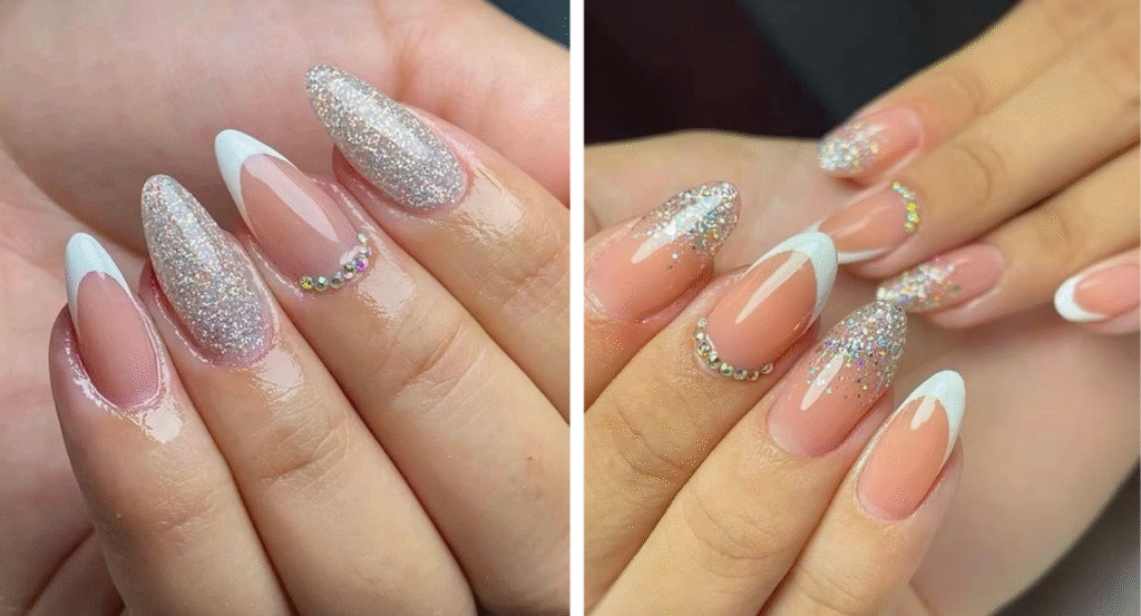 Unhas em Gel Decoradas Francesinha